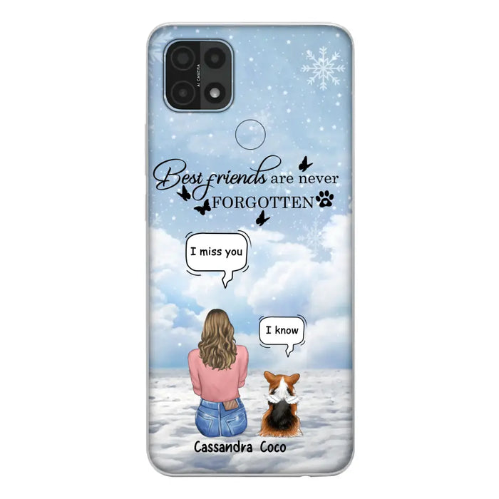 Personalized Memorial Pet Phone Case - Upto 3 Pets - Memorial Gift Idea For Dog/Cat/Rabbits Owners - I Miss You - Case For Oppo/Xiaomi/Huawei