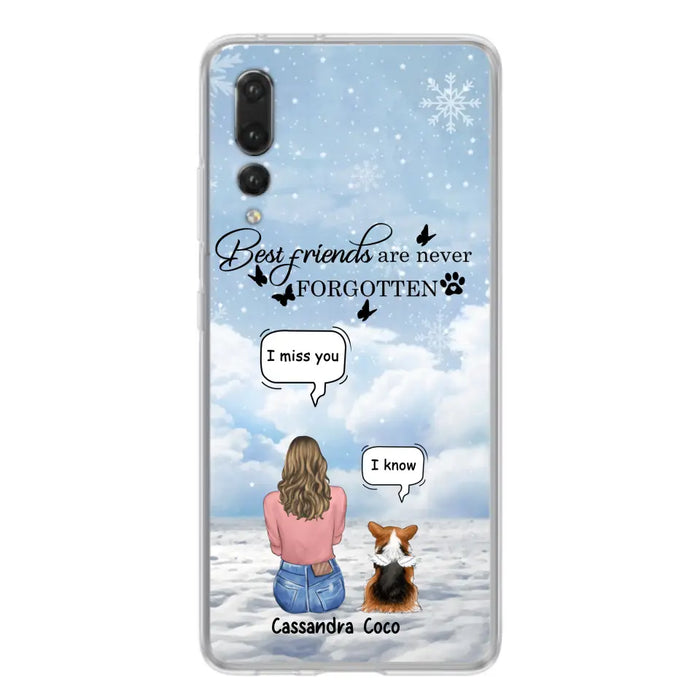 Personalized Memorial Pet Phone Case - Upto 3 Pets - Memorial Gift Idea For Dog/Cat/Rabbits Owners - I Miss You - Case For Oppo/Xiaomi/Huawei