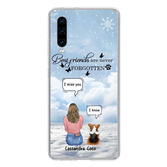 Personalized Memorial Pet Phone Case - Upto 3 Pets - Memorial Gift Idea For Dog/Cat/Rabbits Owners - I Miss You - Case For Oppo/Xiaomi/Huawei