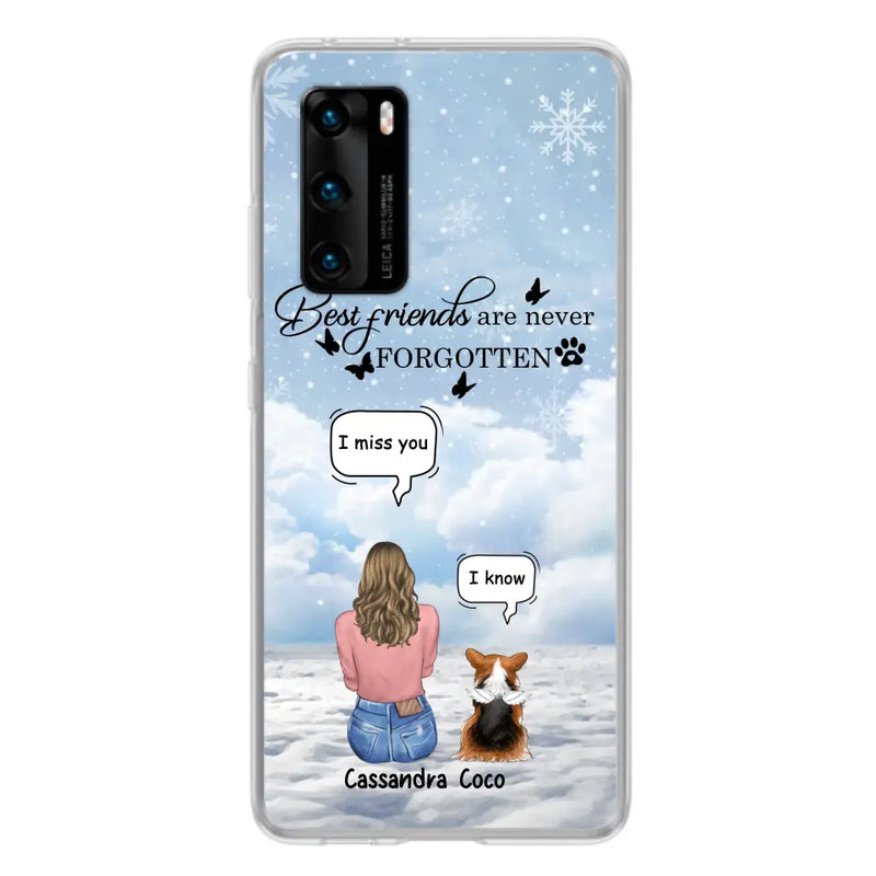 Personalized Memorial Pet Phone Case - Up to 3 Pets - Memorial Gift Idea For Dog/Cat/Rabbits Owners - I Miss You - Case For Oppo/Xiaomi/Huawei