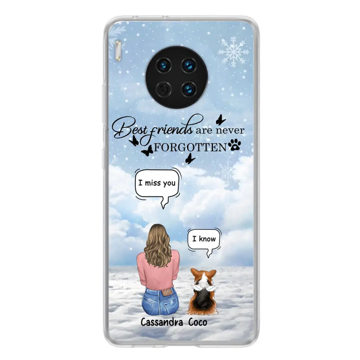 Personalized Memorial Pet Phone Case - Upto 3 Pets - Memorial Gift Idea For Dog/Cat/Rabbits Owners - I Miss You - Case For Oppo/Xiaomi/Huawei