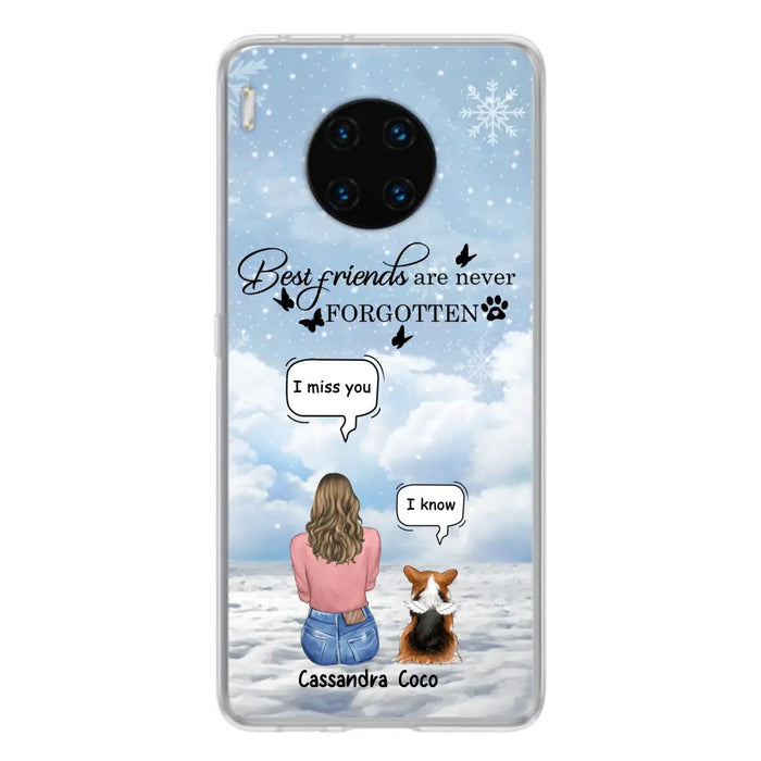 Personalized Memorial Pet Phone Case - Upto 3 Pets - Memorial Gift Idea For Dog/Cat/Rabbits Owners - I Miss You - Case For Oppo/Xiaomi/Huawei