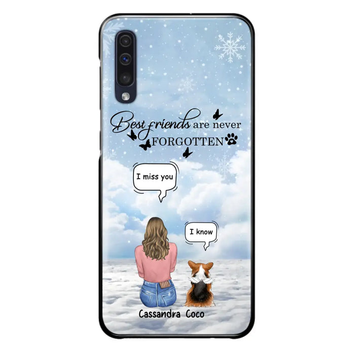 Personalized Memorial Pet Phone Case - Upto 3 Pets - Memorial Gift Idea For Dog/Cat/Rabbits Owners - I Miss You - Case For iPhone/Samsung