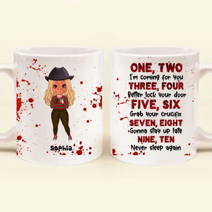 Custom Personalized Horror Mug - Gift Idea For Halloween/ Birthday - I'm Coming For You