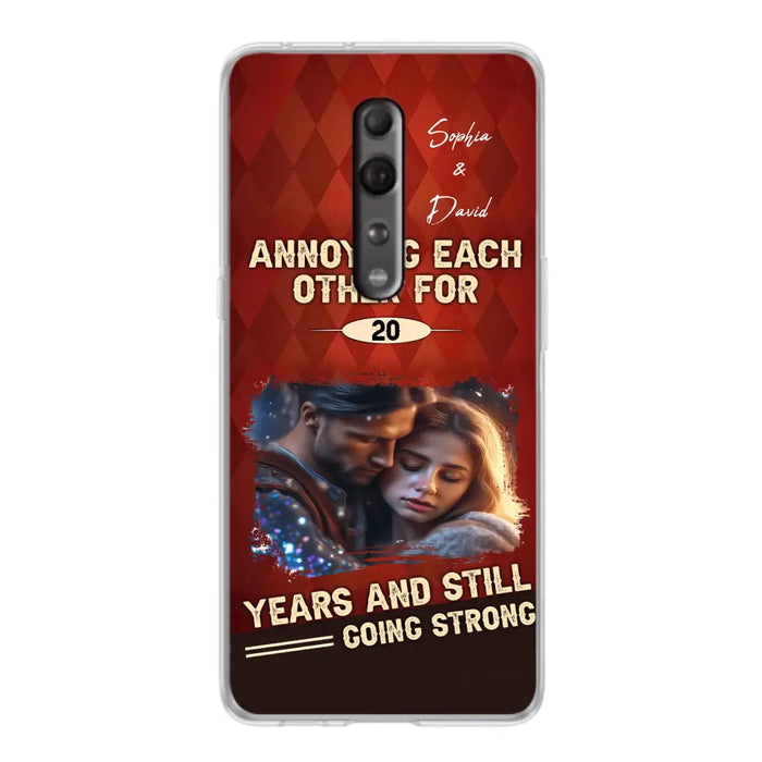 Personalized Couple Photo Phone Case - Gift Idea For Couple - Annoying Each Other For 20 Years And Still Going Strong - Case For Oppo/Xiaomi/Huawei