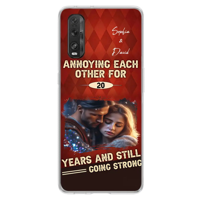 Personalized Couple Photo Phone Case - Gift Idea For Couple - Annoying Each Other For 20 Years And Still Going Strong - Case For Oppo/Xiaomi/Huawei