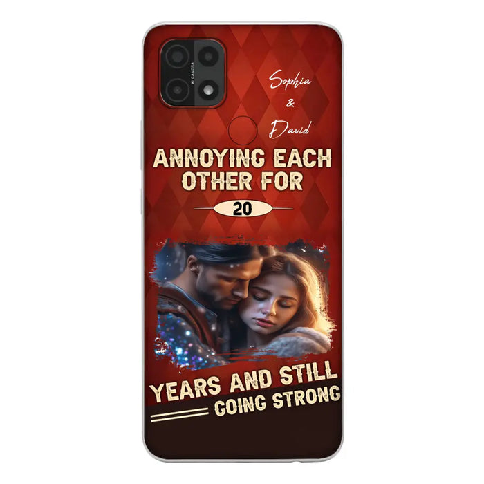 Personalized Couple Photo Phone Case - Gift Idea For Couple - Annoying Each Other For 20 Years And Still Going Strong - Case For Oppo/Xiaomi/Huawei