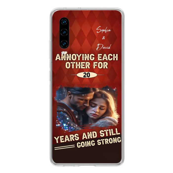 Personalized Couple Photo Phone Case - Gift Idea For Couple - Annoying Each Other For 20 Years And Still Going Strong - Case For Oppo/Xiaomi/Huawei