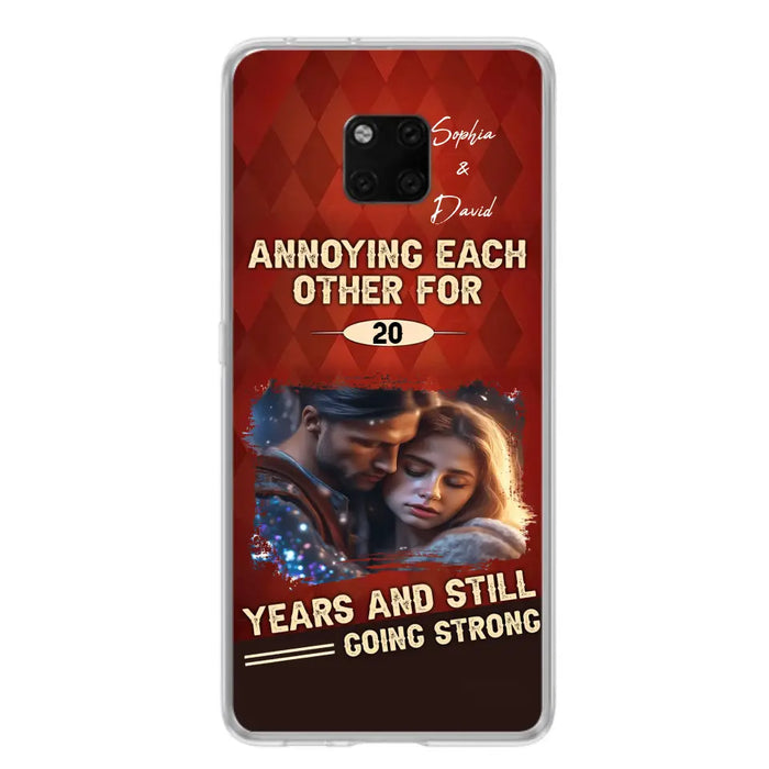 Personalized Couple Photo Phone Case - Gift Idea For Couple - Annoying Each Other For 20 Years And Still Going Strong - Case For Oppo/Xiaomi/Huawei