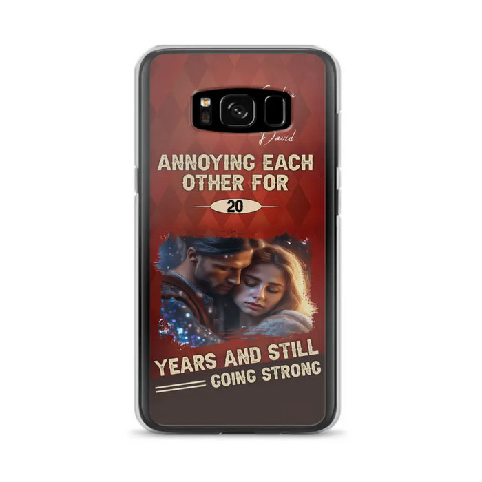 Personalized Couple Photo Phone Case - Gift Idea For Couple - Annoying Each Other For 20 Years And Still Going Strong - Case For iPhone/Samsung