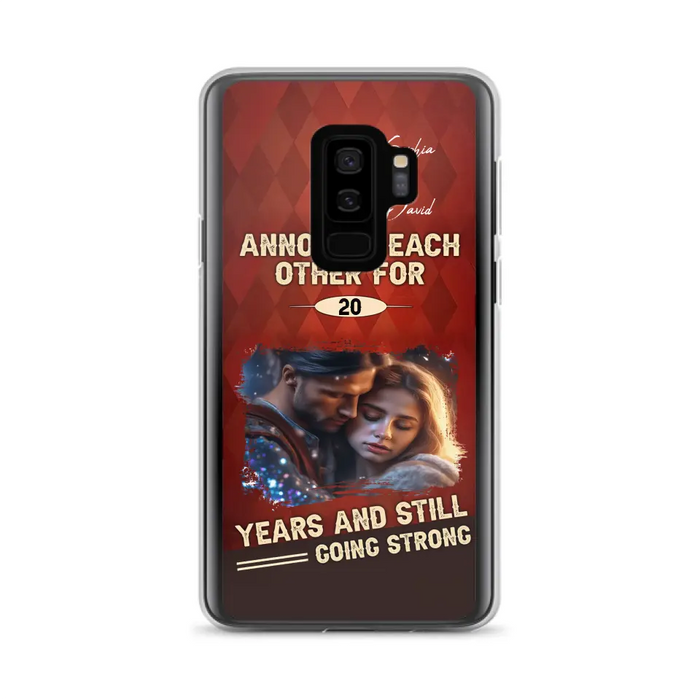 Personalized Couple Photo Phone Case - Gift Idea For Couple - Annoying Each Other For 20 Years And Still Going Strong - Case For iPhone/Samsung