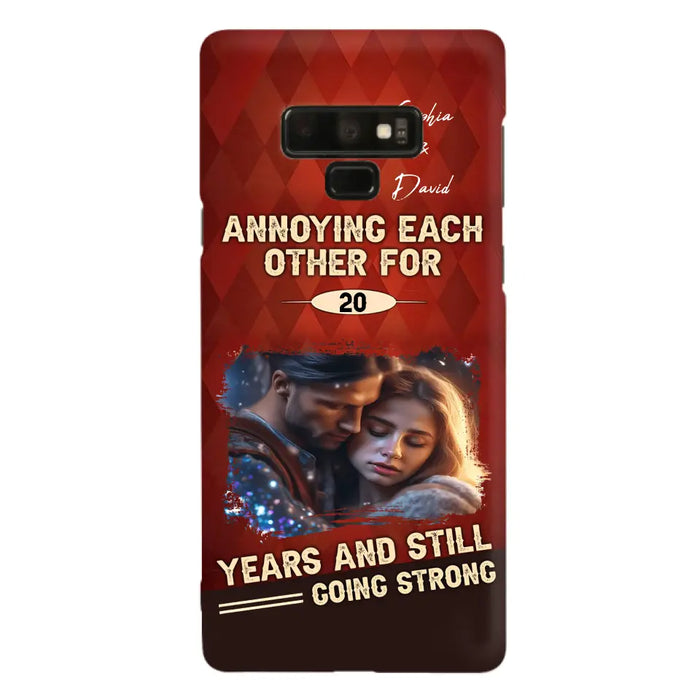 Personalized Couple Photo Phone Case - Gift Idea For Couple - Annoying Each Other For 20 Years And Still Going Strong - Case For iPhone/Samsung