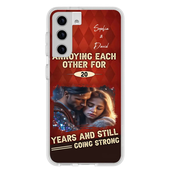 Personalized Couple Photo Phone Case - Gift Idea For Couple - Annoying Each Other For 20 Years And Still Going Strong - Case For iPhone/Samsung