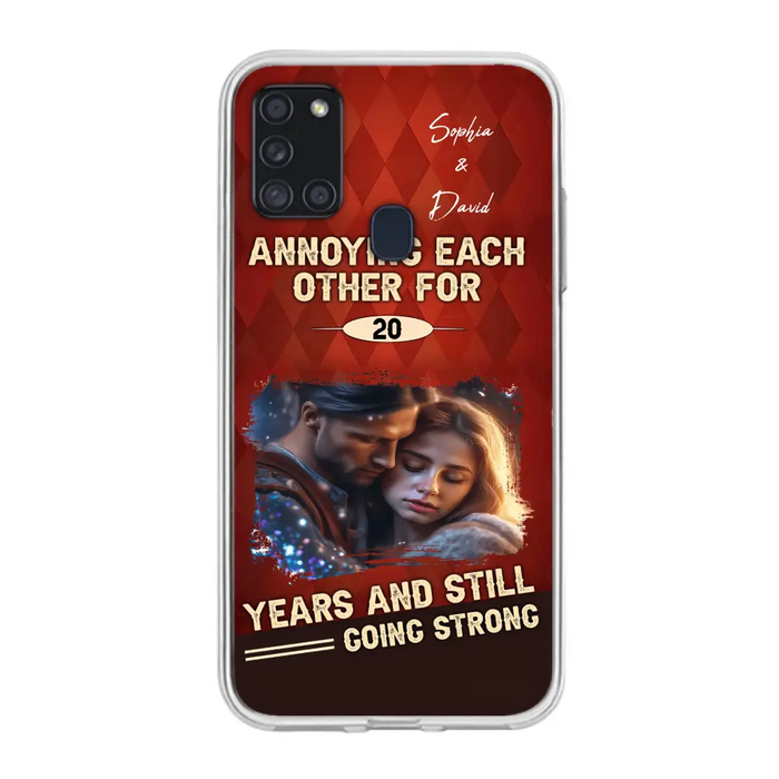 Personalized Couple Photo Phone Case - Gift Idea For Couple - Annoying Each Other For 20 Years And Still Going Strong - Case For iPhone/Samsung