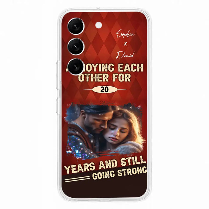 Personalized Couple Photo Phone Case - Gift Idea For Couple - Annoying Each Other For 20 Years And Still Going Strong - Case For iPhone/Samsung