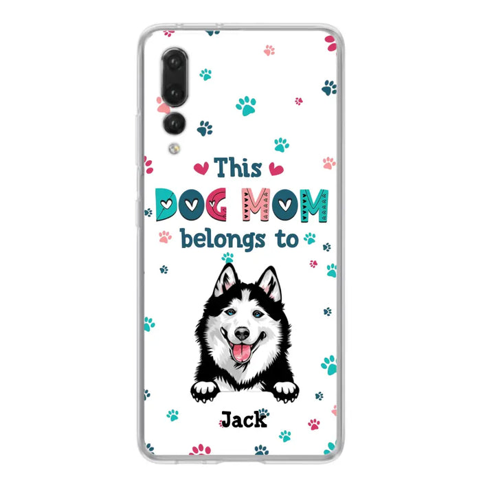 Custom Personalized Dog Phone Case For Oppo/Xiaomi/Huawei - Gift Idea For Dog Lover - Up to 6 Dogs - This Dog Mom Belongs To