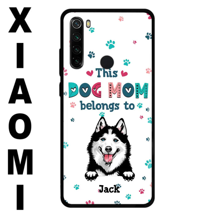 Custom Personalized Dog Phone Case For Oppo/Xiaomi/Huawei - Gift Idea For Dog Lover - Up to 6 Dogs - This Dog Mom Belongs To