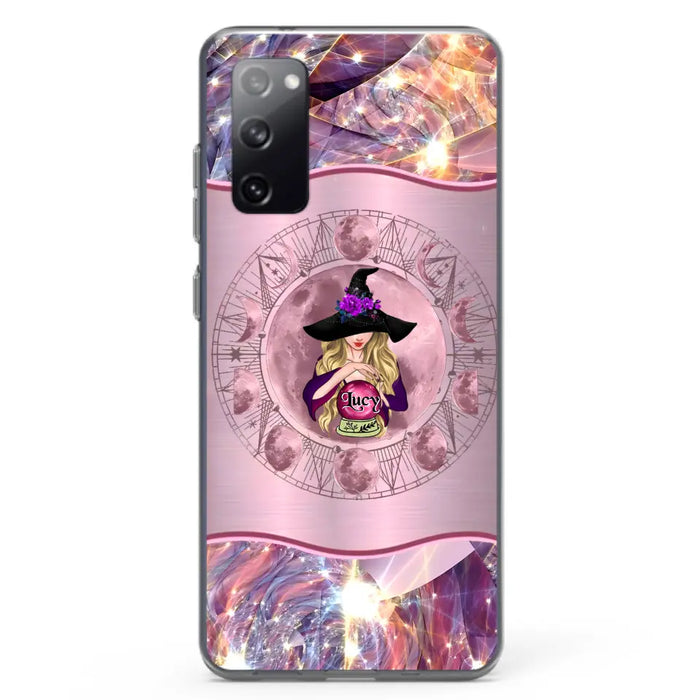 Personalized Witch Phone Case - Halloween Gift Idea For Witch Lovers - Case For iPhone/Samsung