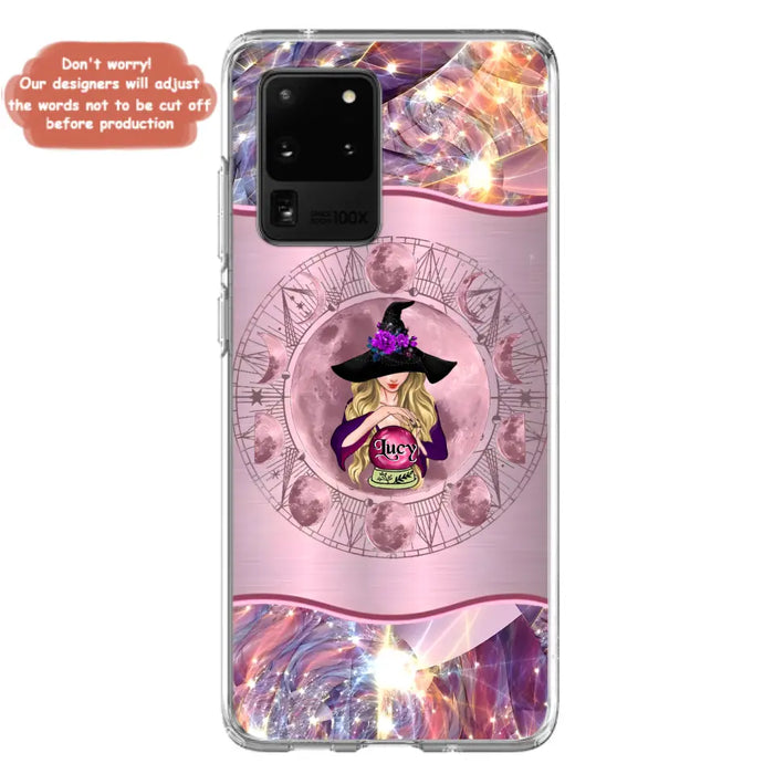 Personalized Witch Phone Case - Halloween Gift Idea For Witch Lovers - Case For iPhone/Samsung