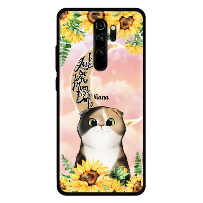 Custom Personalized Cat Phone Case - Best Gift Idea For Cat Lovers With Upto 7 Cats - Case For iPhone, Samsung and Xiaomi