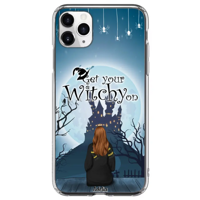 Custom Personalized Witch Phone Case - Upto 4 Witches - Best Gift For Friends - Get Your Witchy on - Case For iPhone And Samsung