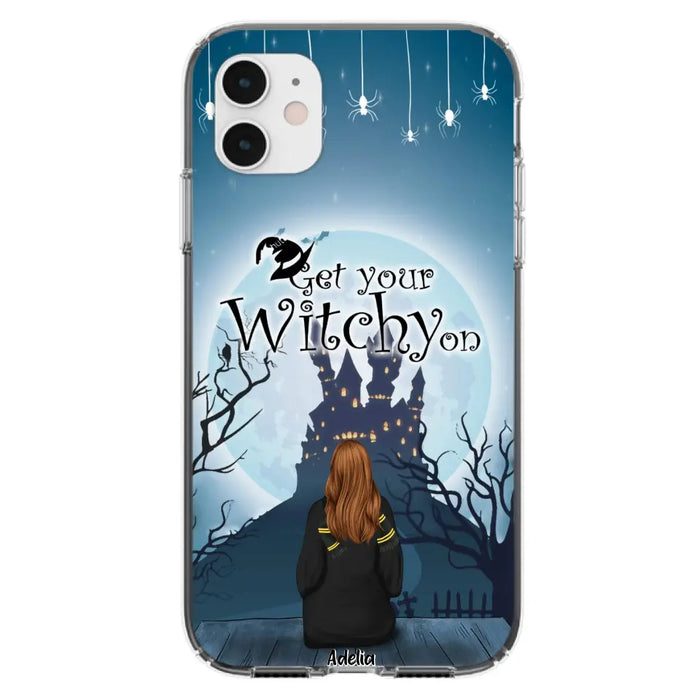 Custom Personalized Witch Phone Case - Upto 4 Witches - Best Gift For Friends - Get Your Witchy on - Case For iPhone And Samsung