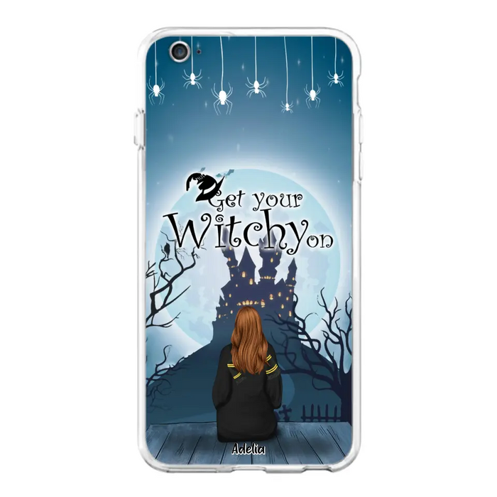 Custom Personalized Witch Phone Case - Upto 4 Witches - Best Gift For Friends - Get Your Witchy on - Case For iPhone And Samsung