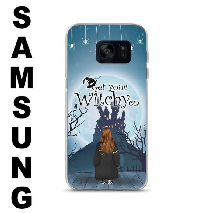 Custom Personalized Witch Phone Case - Upto 4 Witches - Best Gift For Friends - Get Your Witchy on - Case For iPhone And Samsung