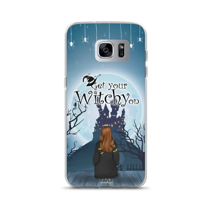 Custom Personalized Witch Phone Case - Upto 4 Witches - Best Gift For Friends - Get Your Witchy on - Case For iPhone And Samsung