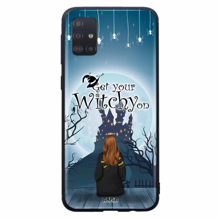 Custom Personalized Witch Phone Case - Upto 4 Witches - Best Gift For Friends - Get Your Witchy on - Case For iPhone And Samsung