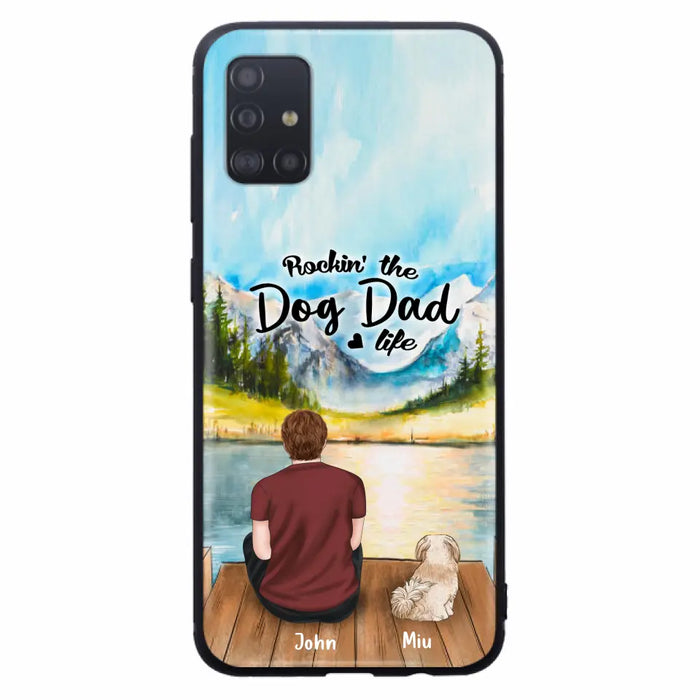 Personalized Pet Mom/Dad Phone Case - Chubby or Slim with up to 7 Pets - Case For Samsung Galaxy A