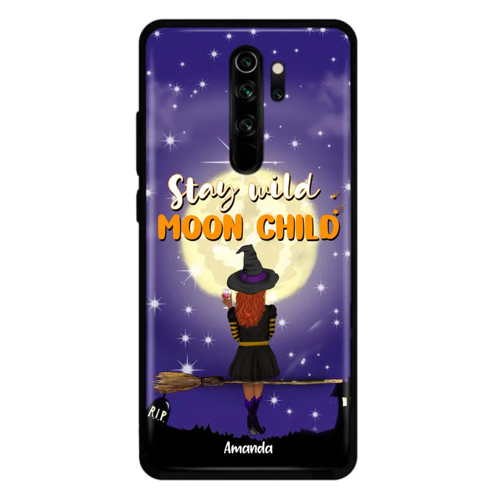 Custom Personalized Witchy Phone Case - Up to 3 Pets- Stay Wild Moon Child - Phone Case For Xiaomi, Oppo and Huawei- OCEL9Z