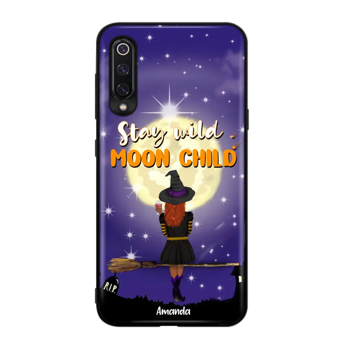 Custom Personalized Witchy Phone Case - Up to 3 Pets- Stay Wild Moon Child - Phone Case For Xiaomi, Oppo and Huawei- OCEL9Z