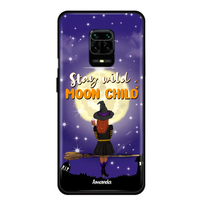 Custom Personalized Witchy Phone Case - Up to 3 Pets- Stay Wild Moon Child - Phone Case For Xiaomi, Oppo and Huawei- OCEL9Z