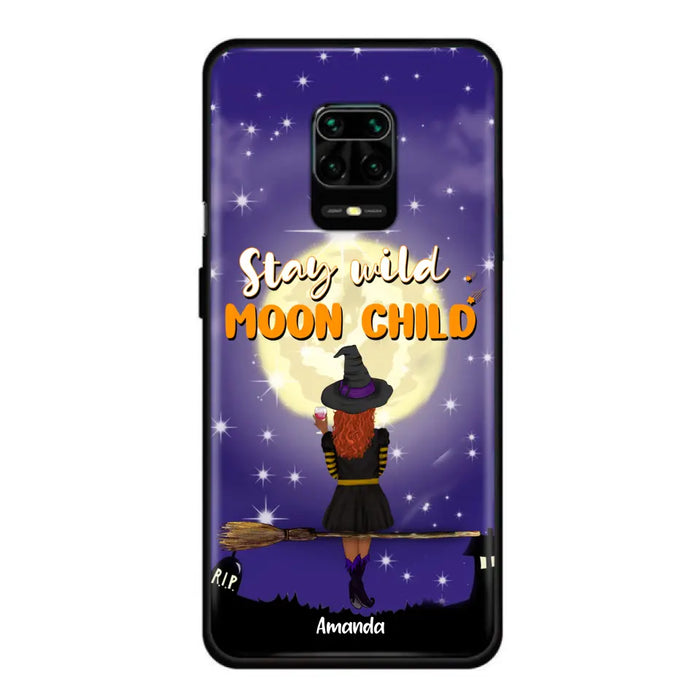 Custom Personalized Witchy Phone Case - Up to 3 Pets- Stay Wild Moon Child - Phone Case For Xiaomi, Oppo and Huawei- OCEL9Z