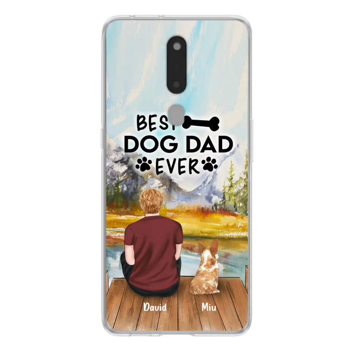 Personalized Dog Dad Phone Case - Up to 4 Dogs - Case For Huawei, Xiaomi and Oppo