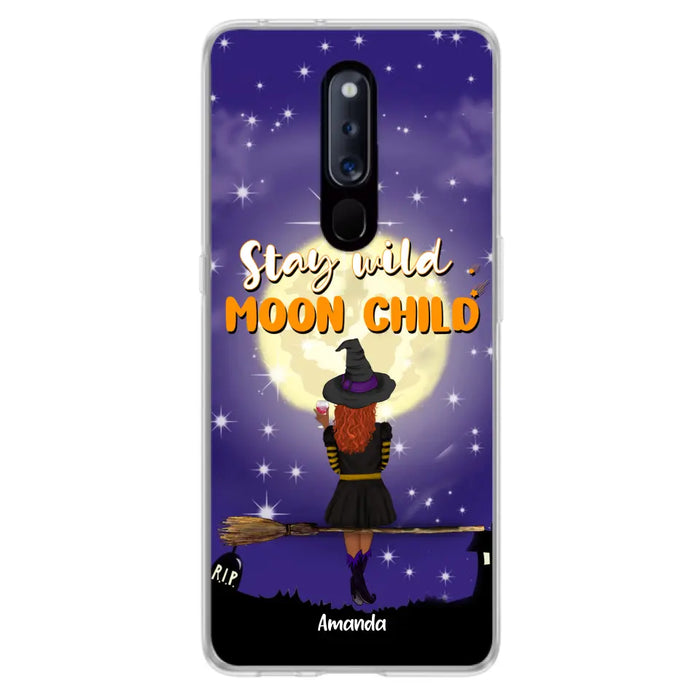 Custom Personalized Witchy Phone Case - Up to 3 Pets- Stay Wild Moon Child - Phone Case For Xiaomi, Oppo and Huawei- OCEL9Z