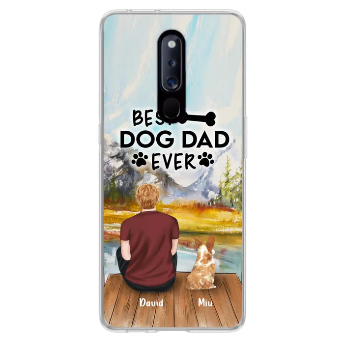 Personalized Dog Dad Phone Case - Up to 4 Dogs - Case For Huawei, Xiaomi and Oppo