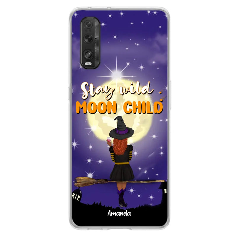 Personalized Witchy Phone Case - Up to 3 Pets - Stay Wild Moon Child - Phone Case For Xiaomi, Oppo and Huawei- OCEL9Z