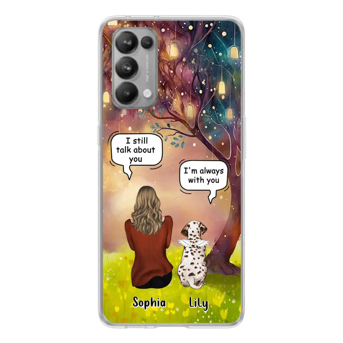 Custom Personalized Memorial Dog Mom Phone Case - Upto 3 Dogs - Memorial Gift Idea for Dog Lovers - I'm Always With You - Case For Xiaomi/Oppo/Huawei