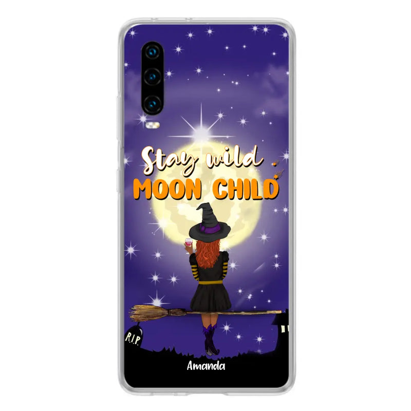 Personalized Witchy Phone Case - Up to 3 Pets - Stay Wild Moon Child - Phone Case For Xiaomi, Oppo and Huawei- OCEL9Z
