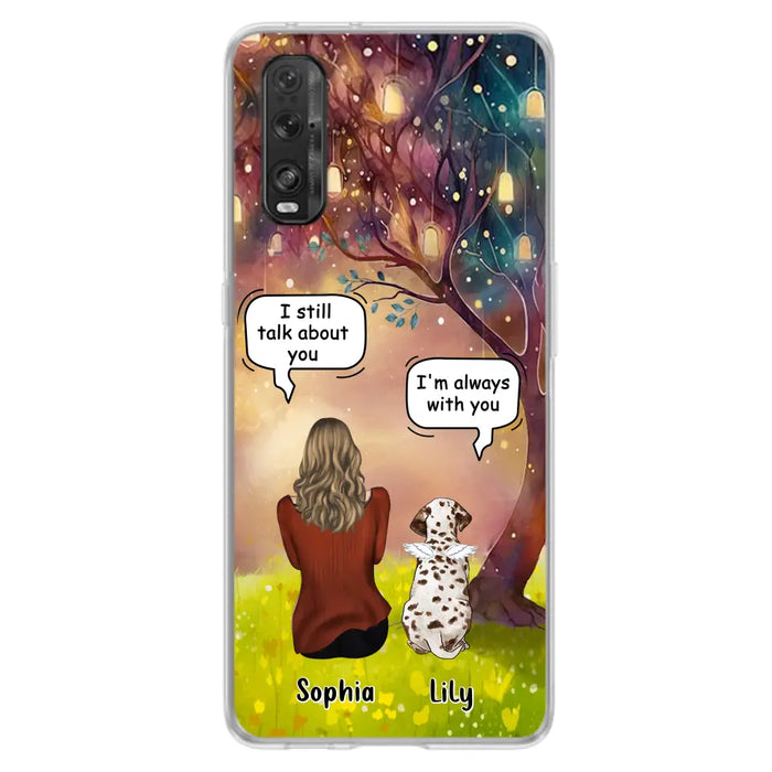 Custom Personalized Memorial Dog Mom Phone Case - Upto 3 Dogs - Memorial Gift Idea for Dog Lovers - I'm Always With You - Case For Xiaomi/Oppo/Huawei