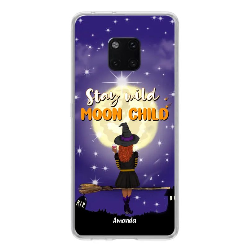 Personalized Witchy Phone Case - Up to 3 Pets - Stay Wild Moon Child - Phone Case For Xiaomi, Oppo and Huawei- OCEL9Z