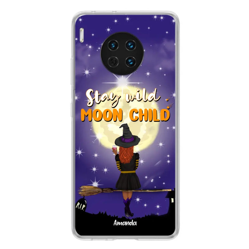 Personalized Witchy Phone Case - Up to 3 Pets - Stay Wild Moon Child - Phone Case For Xiaomi, Oppo and Huawei- OCEL9Z