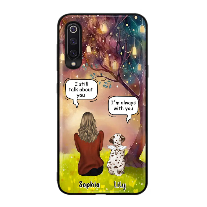 Custom Personalized Memorial Dog Mom Phone Case - Upto 3 Dogs - Memorial Gift Idea for Dog Lovers - I'm Always With You - Case For Xiaomi/Oppo/Huawei