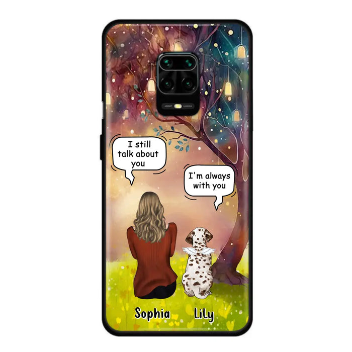 Custom Personalized Memorial Dog Mom Phone Case - Upto 3 Dogs - Memorial Gift Idea for Dog Lovers - I'm Always With You - Case For Xiaomi/Oppo/Huawei