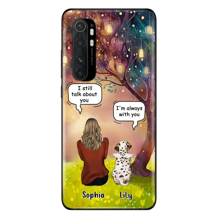 Custom Personalized Memorial Dog Mom Phone Case - Upto 3 Dogs - Memorial Gift Idea for Dog Lovers - I'm Always With You - Case For Xiaomi/Oppo/Huawei