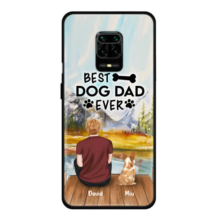 Personalized Dog Dad Phone Case - Up to 4 Dogs - Case For Huawei, Xiaomi and Oppo