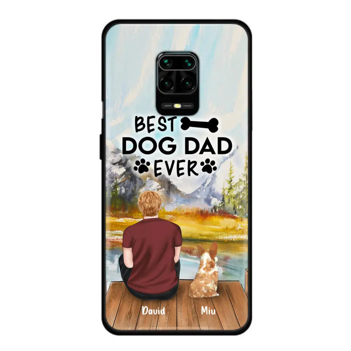 Personalized Dog Dad Phone Case - Up to 4 Dogs - Case For Huawei, Xiaomi and Oppo