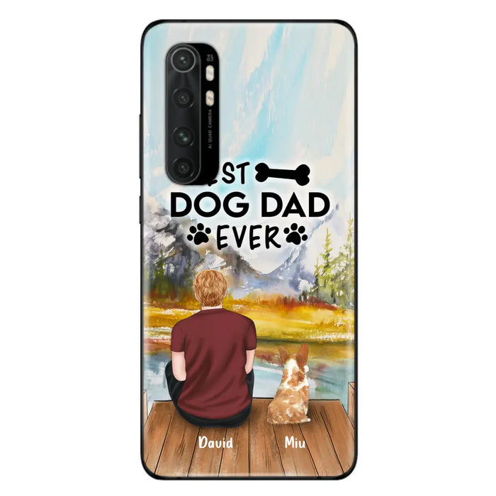 Personalized Dog Dad Phone Case - Up to 4 Dogs - Case For Huawei, Xiaomi and Oppo